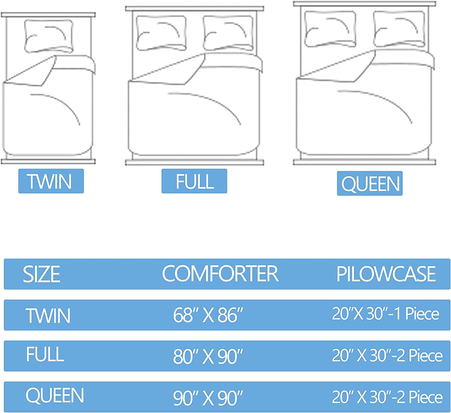 Gamer Bedding Sets for Boys, Queen Size 3-Piece Gaming Comforter Sets for Kids Teens, Soft Microfiber Video Game Bedding Sets for Game Lovers, 1 Comforter and 2 Pillowcase(White,Queen)